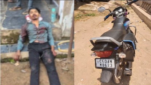 अनियंत्रित होकर बाइक से गिरा युवक, पीछे से आ रही पिकअप ने कुचला, मौके पर ही मौत