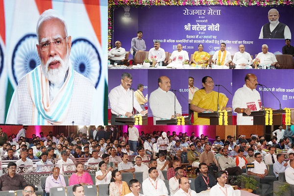 पमरे के जबलपुर एवं भोपाल में आयोजित रोजगार मेला में शामिल हुए 312 नव नियुक्त युवा, पीएम मोदी