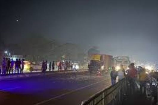 जबलपुर के भेड़ाघाट-बरगी में सड़क दुर्घटना में दो युवकों की मौत