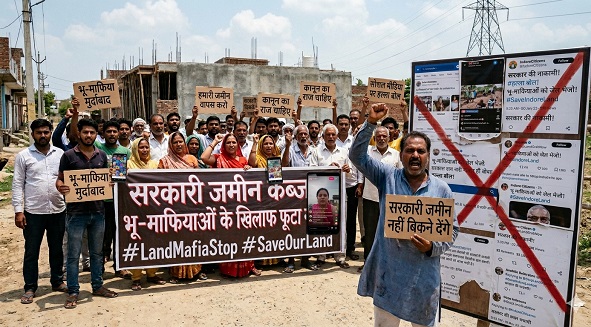 हाई कोर्ट के सख्त आदेश के बाद जबलपुर में सरकारी जमीन कब्जों पर मचा बवाल सोशल मीडिया पर भू-माफियाओं के खिलाफ फूटा गुस्सा