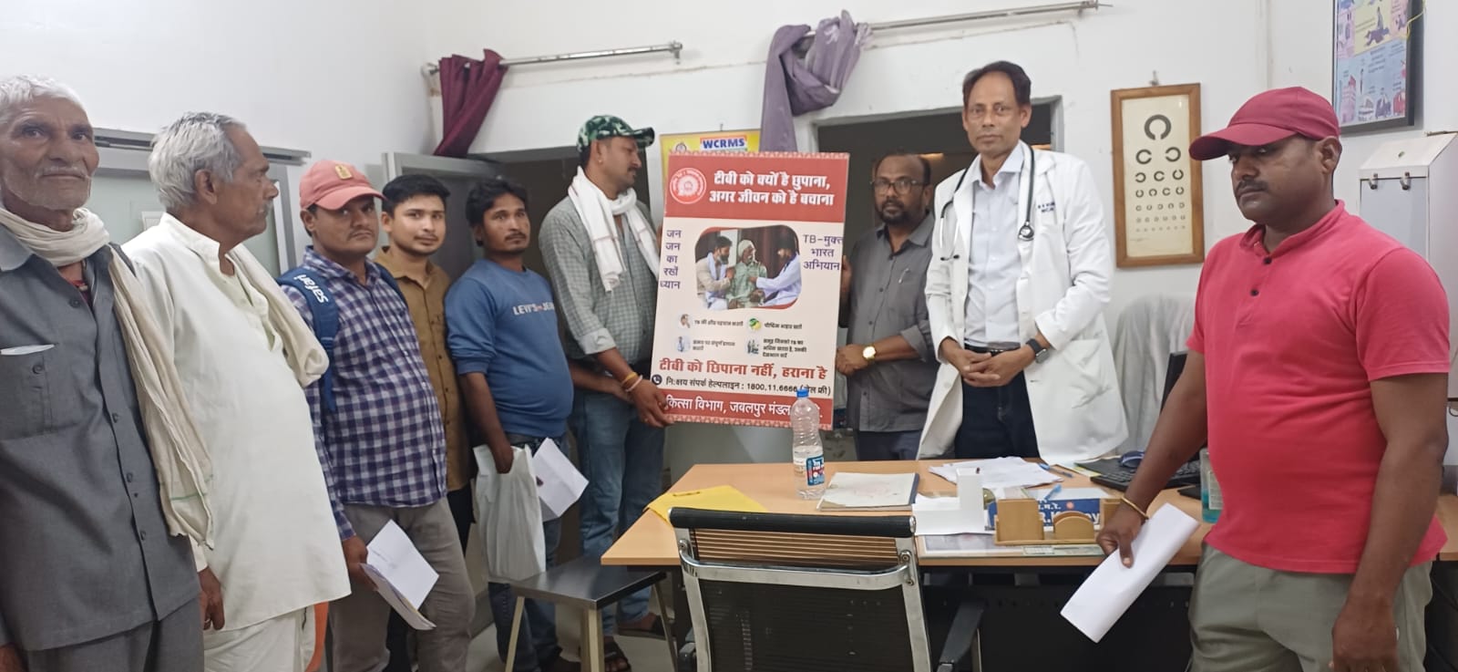 जबलपुर रेल मंडल के पिपरिया रेलवे अस्पताल में टीबी जागरूकता अभियान कार्यक्रम आयोजित