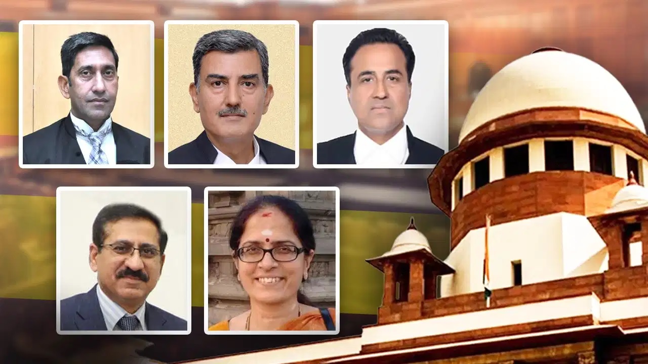 सुप्रीम कोर्ट में 5 नए जजों की नियुक्ति : एमपी हाईकोर्ट के सीजे सहित सीनियर इनके नामों को मिली मंजूरी