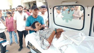 जबलपुर- रीवा इंटरसिटी ट्रेन से उतरते समय हादसा, नीटे पटरियों पर गिरा युवक, दोनों पैर कटे
