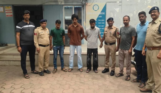 तेलंगाना पुलिस की इंदौर में बड़ी दबिश, साइबर ठगी गिरोह के तीन आरोपी गिरफ्तार