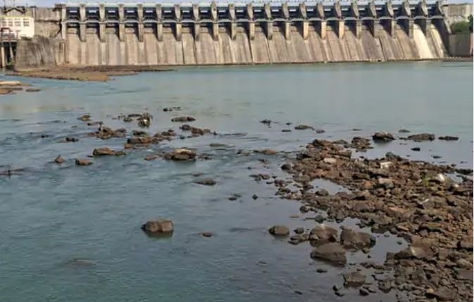 जबलपुर में सूखने लगा बरगी बांध का पानी, गेट खोलने पर भी नहीं निकलेगा