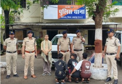 जबलपुर में दो युवकों का अपहरण कर प्राणघातक हमला करने वाले कुख्यात बदमाश गिरफ्तार, इनोवा कार जब्त