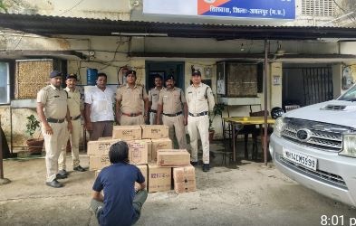 जबलपुर में फार्चयूनर कार से ढुल रही थी अवैध शराब, पुलिस ने घेराबंदी कर  पकड़ा