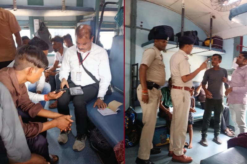 जबलपुर-पुणे सुपरफास्ट में डीआरएम का औचक निरीक्षण, 47 बेटिकट यात्रियों पर कार्रवाई से वसूले 44 हजार रुपये