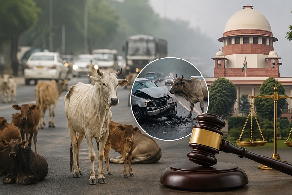 आवारा पशु प्राकृतिक स्पीड ब्रेकर नहीं, सड़क हादसों के पीड़ितों को मुआवजा दें राज्य : सुप्रीम कोर्ट