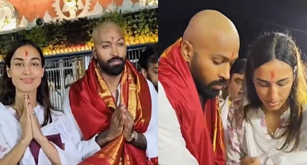 क्रिकेटर हार्दिक पंड्या ने मुंडवाया सिर, सावन में नए लुक में तिरुमाला में नजर आये, फैंस को चौंकाया