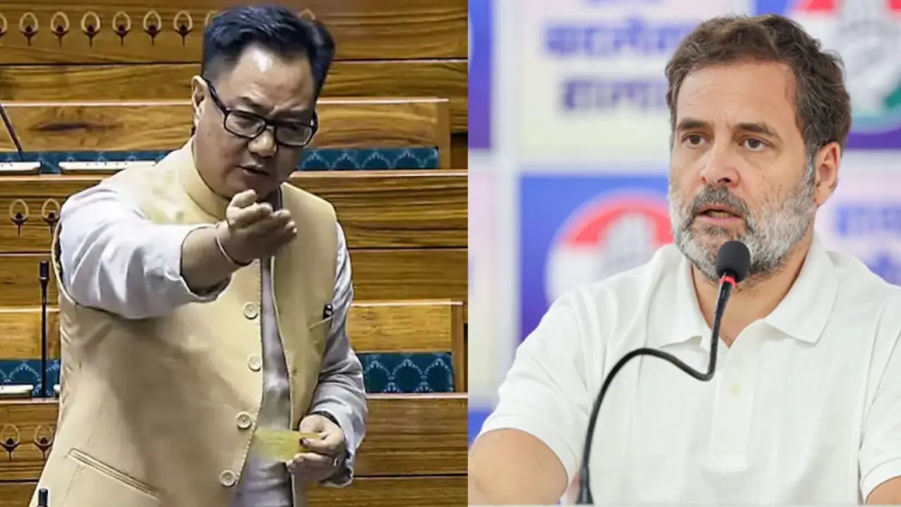 रिजिजू ने एक घंटे तक की बात मगर नहीं माने राहुल गांधी, परिसीमन बिल पर चर्चा के लिए रखी ये शर्त