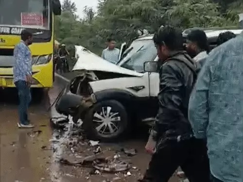 छत्तीसगढ़: मंत्री केदार कश्यप के काफिले का एक्सीडेंट, 6 घायल, स्कॉर्पियो ने मारी टक्कर, 4 गंभीर रायपुर रेफर