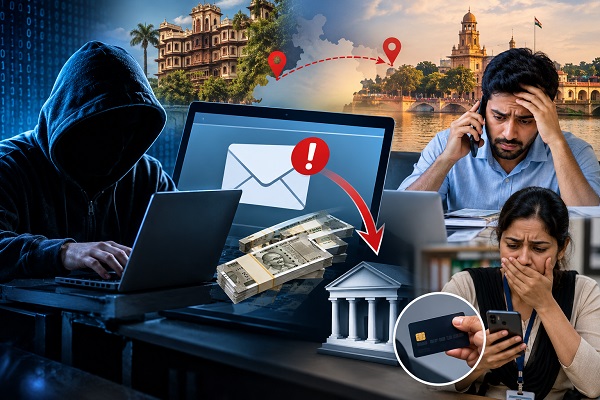 फर्जी ई-मेल से जबलपुर की फर्म के खाते से 27 लाख उड़ाए, इंदौर की कंपनी को भुगतान का दिया था झांसा