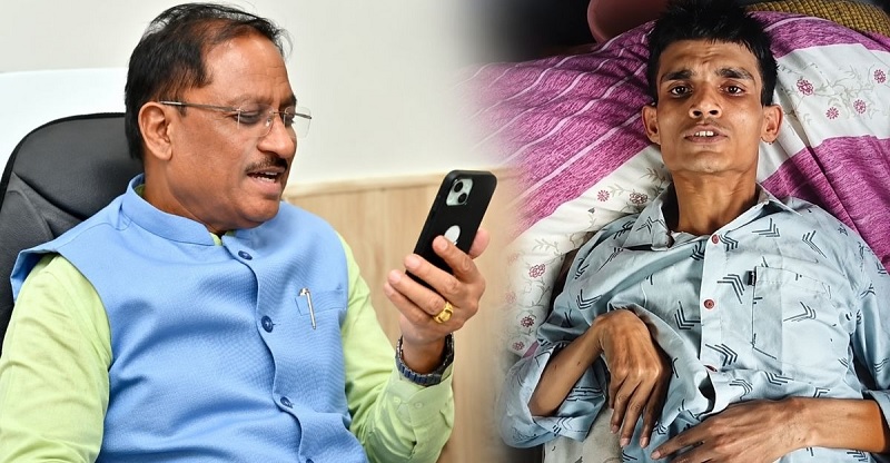 मुख्यमंत्री की संवेदनशील पहल- शशिकांत को एम्स रायपुर में कराया भर्ती