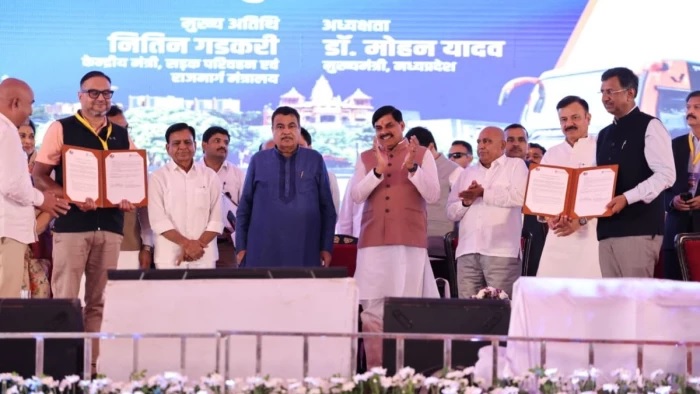 एमपी में मुख्यमंत्री सुगम बस सेवा का हुआ शुभारंभ: 351 नई सरकारी बसें शुरू, नितिन गडकरी ने दिखाई हरी झंडी