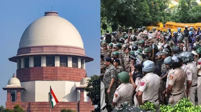 सुप्रीम कोर्ट का आदेश : पूरी दिल्ली से बैरिकेड्स हटाएं, इंटरनेट और मेट्रो स्टेशन चालू रखें, अवमानना पर नोटिस जारी