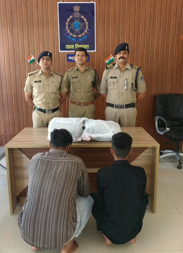 जबलपुर में पकड़े गए गांजा तस्कर, उड़ीसा से लेकर आए थे मादक पदार्थ
