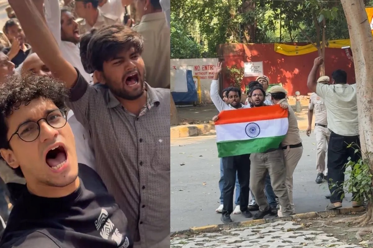 जंतर-मंतर पर प्रदर्शन की मांग, दिल्ली पुलिस का एक्शन, सौरव दास और आशुतोष रांका फिर हिरासत में