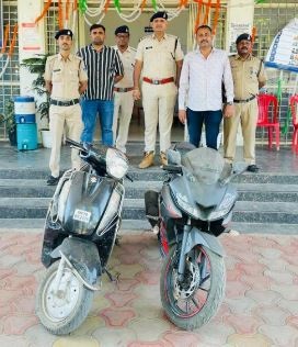 जबलपुर में शातिर वाहन चोर गिरफ्तार, गोहलपुर पुलिस ने दो चोरी की गाड़ियां कीं बरामद